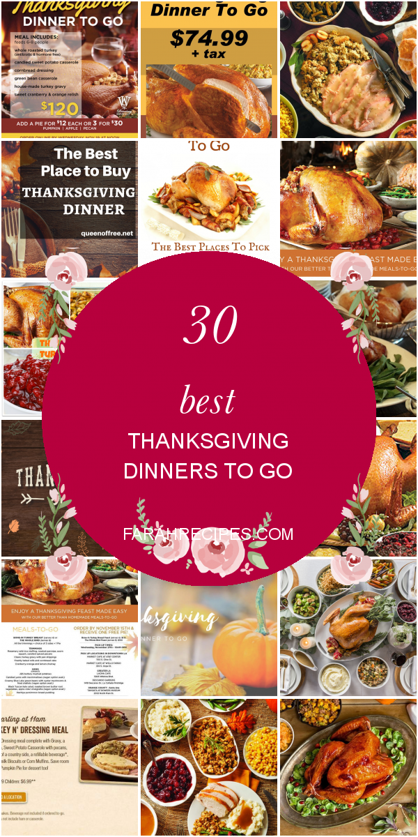 30 Best Thanksgiving Dinners to Go - Most Popular Ideas of All Time